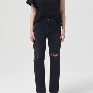 AGOLDE LANA MID RISE VINTAGE STRAIGHT